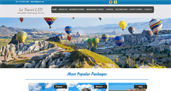 Desktop Screenshot of letravelltd.com